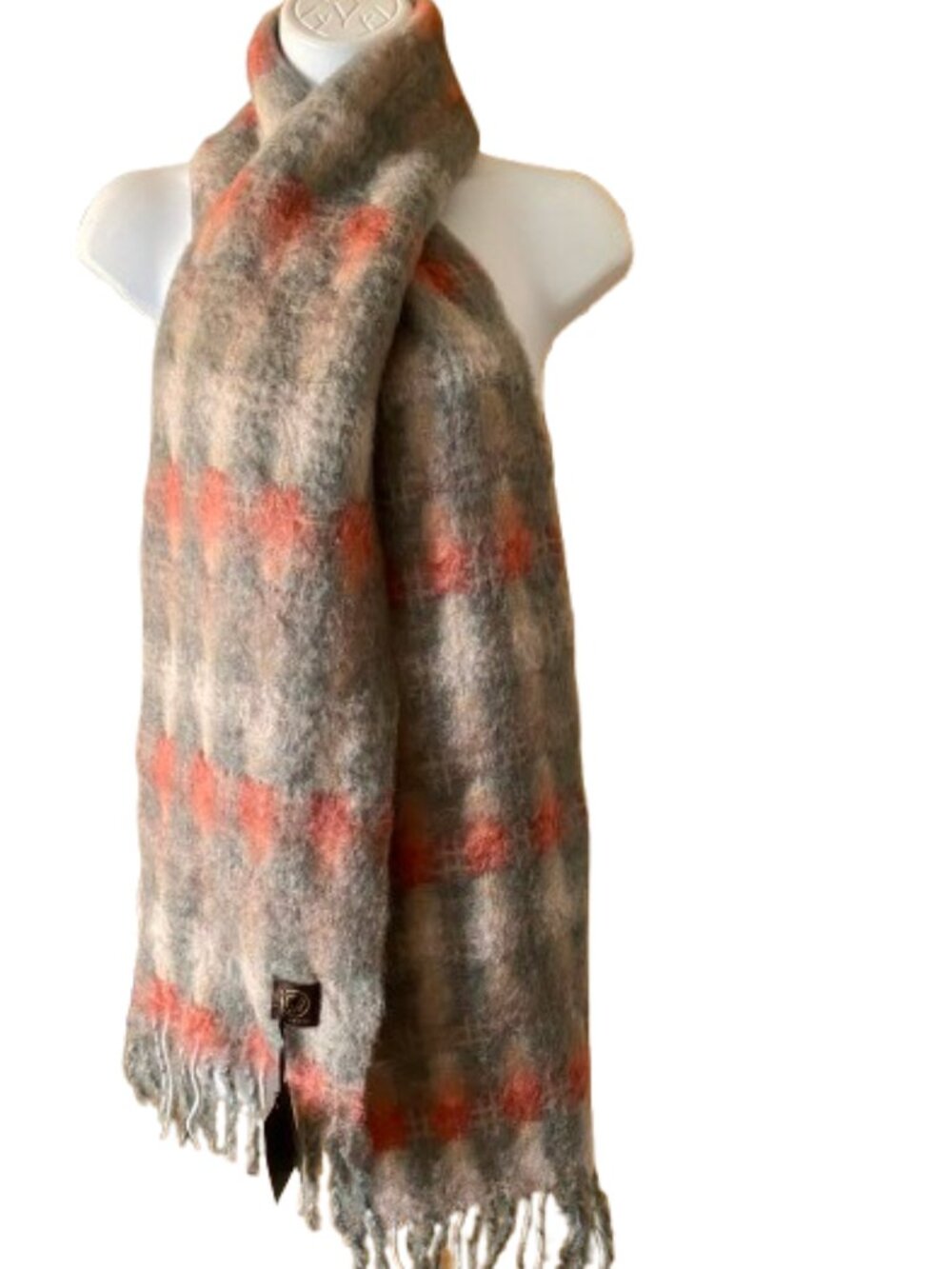 Mantas Ezcaray NWT Scarf Merino Wool and Mohair Made in Spain